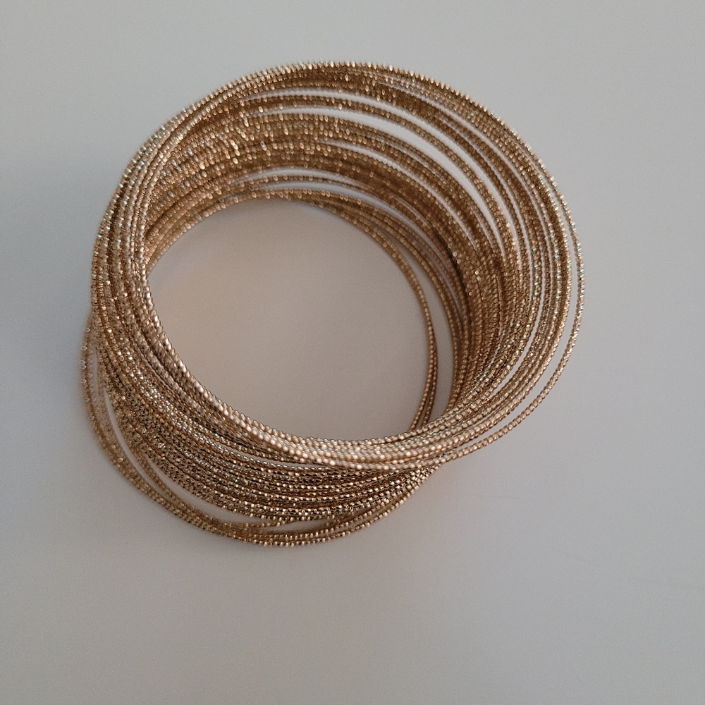 NEW - Gold bangles - Picture 2 of 5